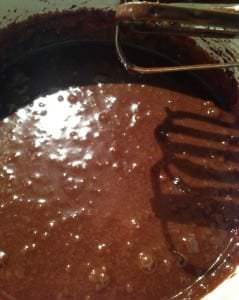 Schoko Brownie Teig Schoko Kirsch Brownie