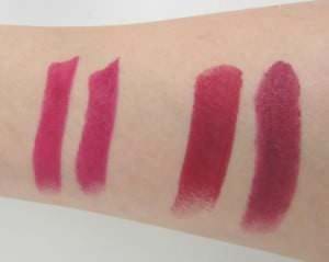 Lila Lippenstift Vergleich
