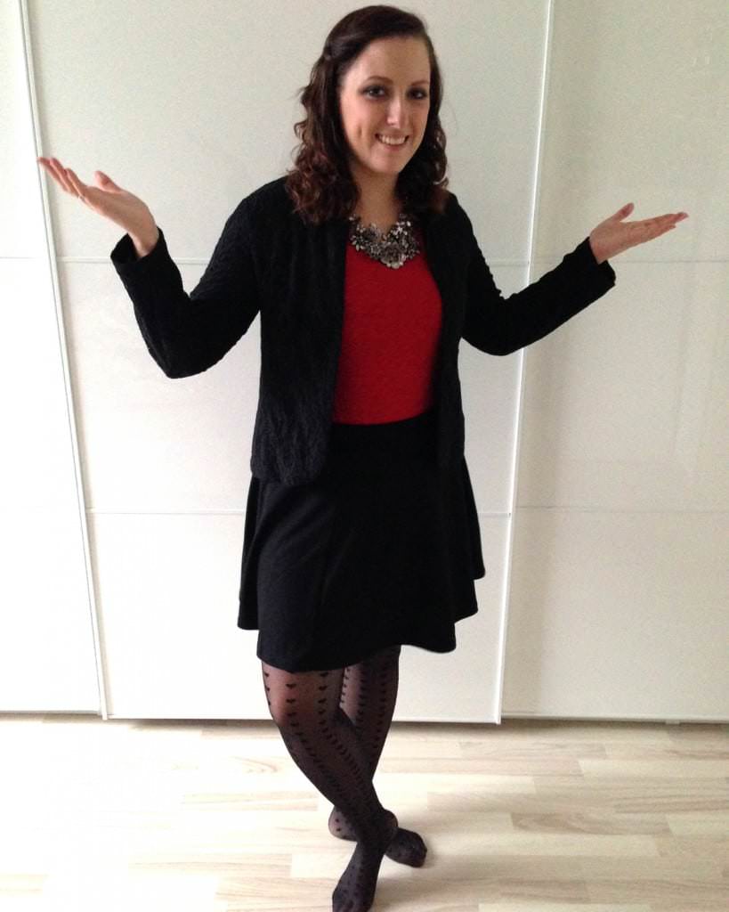 Beim nächsten Outfit habe ich auch Schuhe an - versprochen.