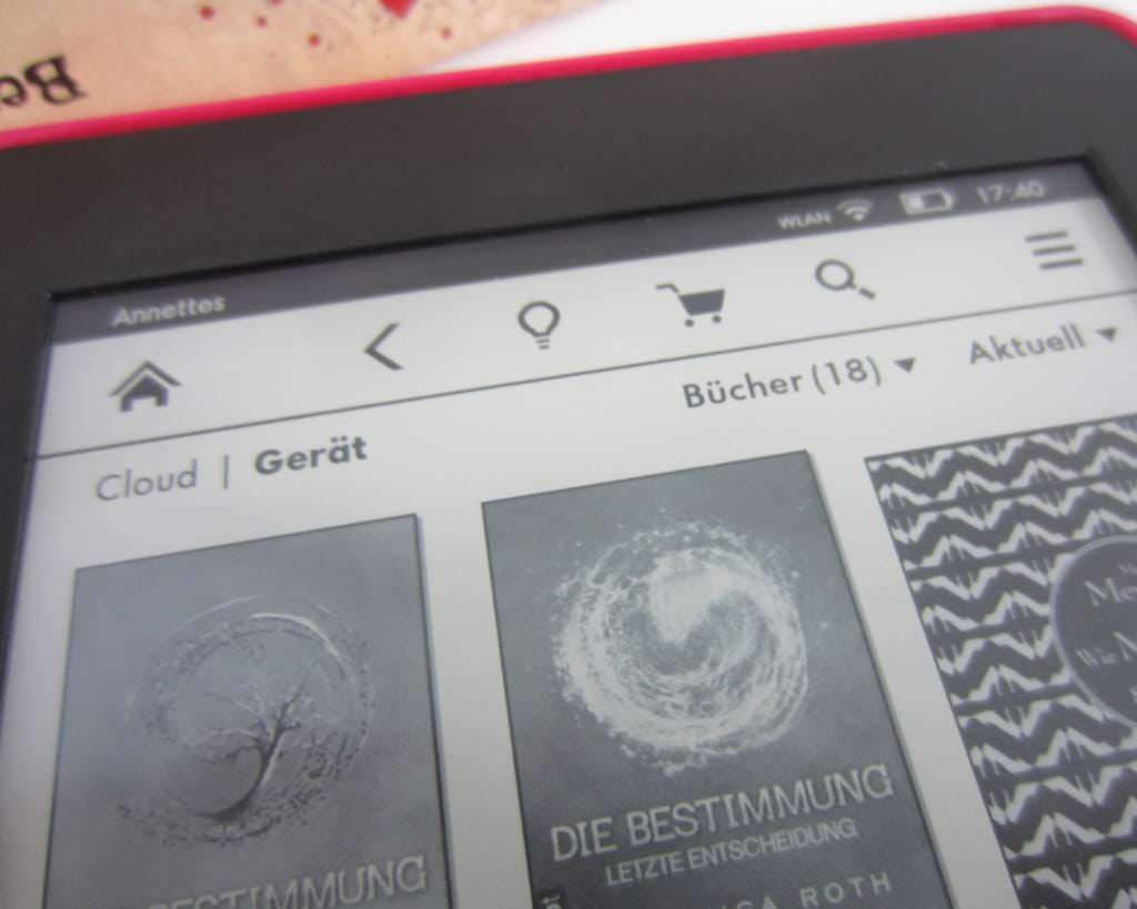 Kindle Menü