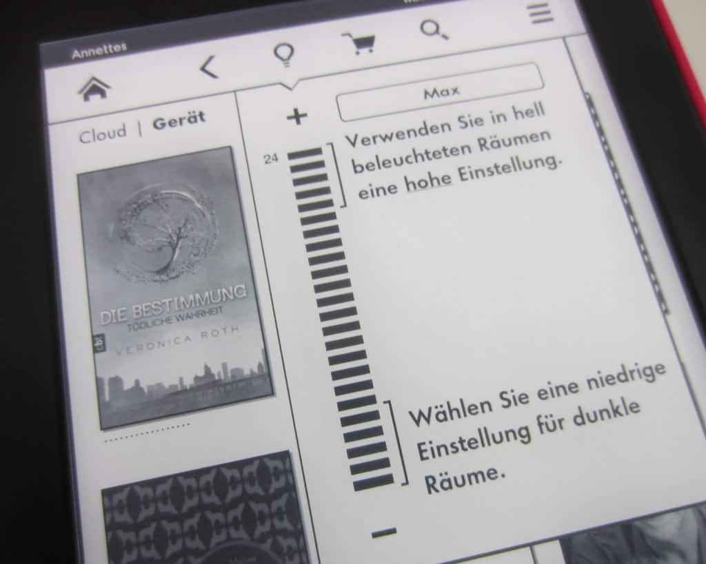 Regulierung der Helligkeit
