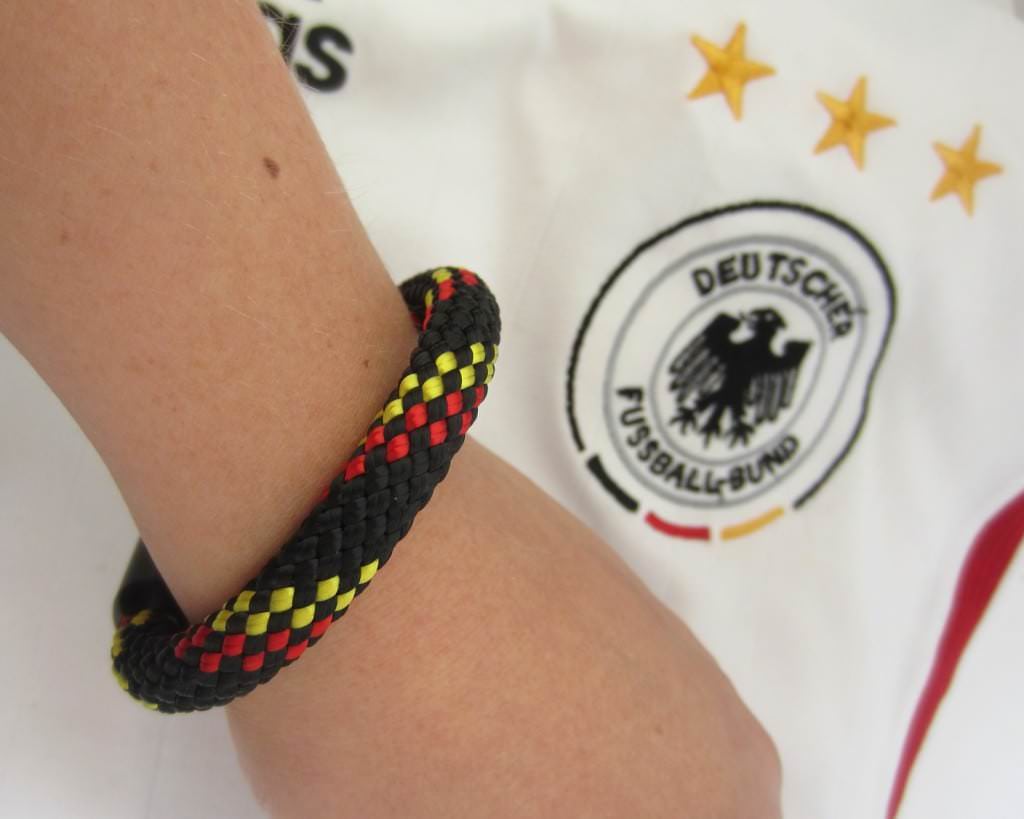 Deutschland Armband - edeler Fanstyle
